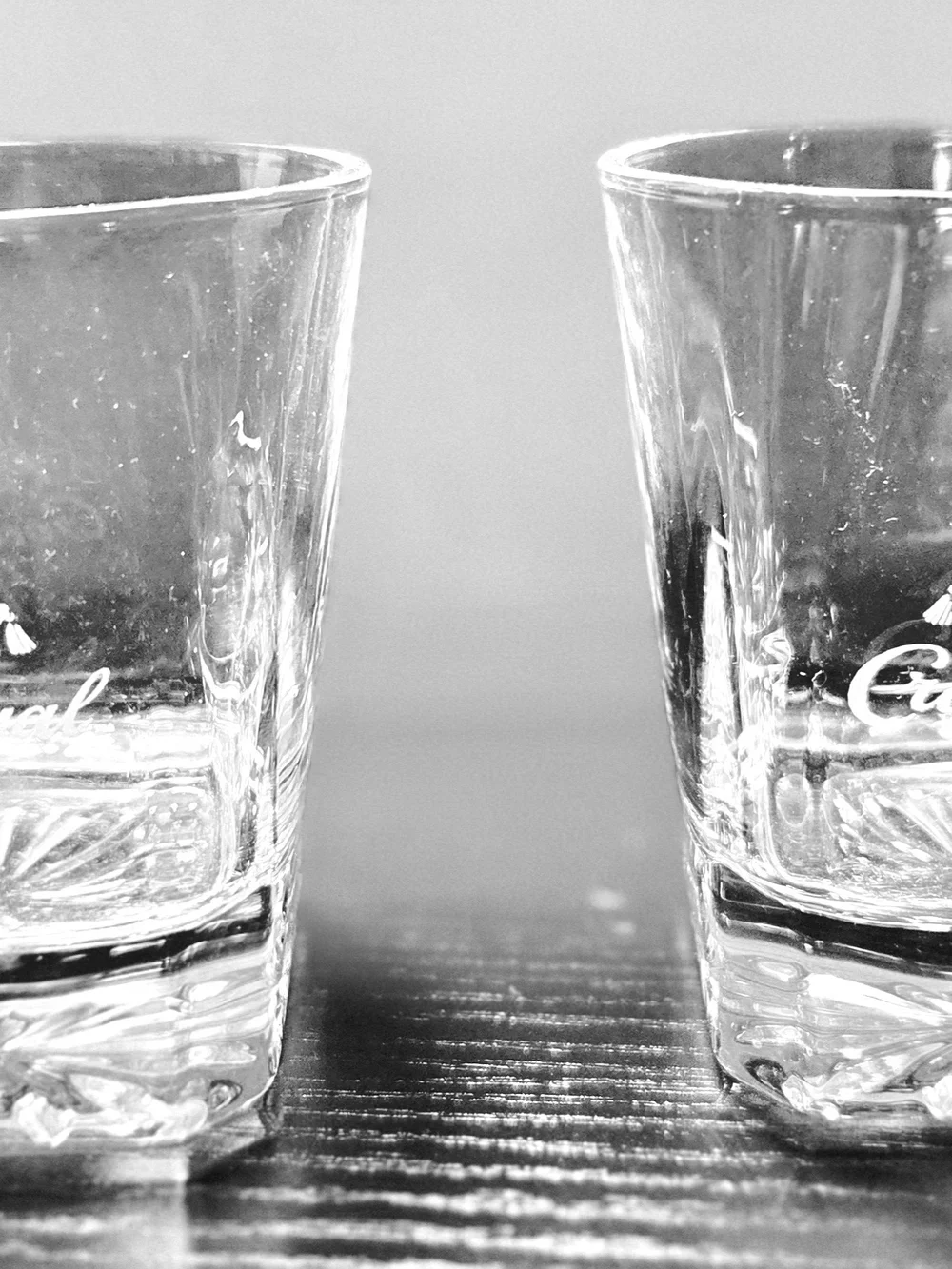 Clear Glass Tumbler - Branded Whiskey Glass
